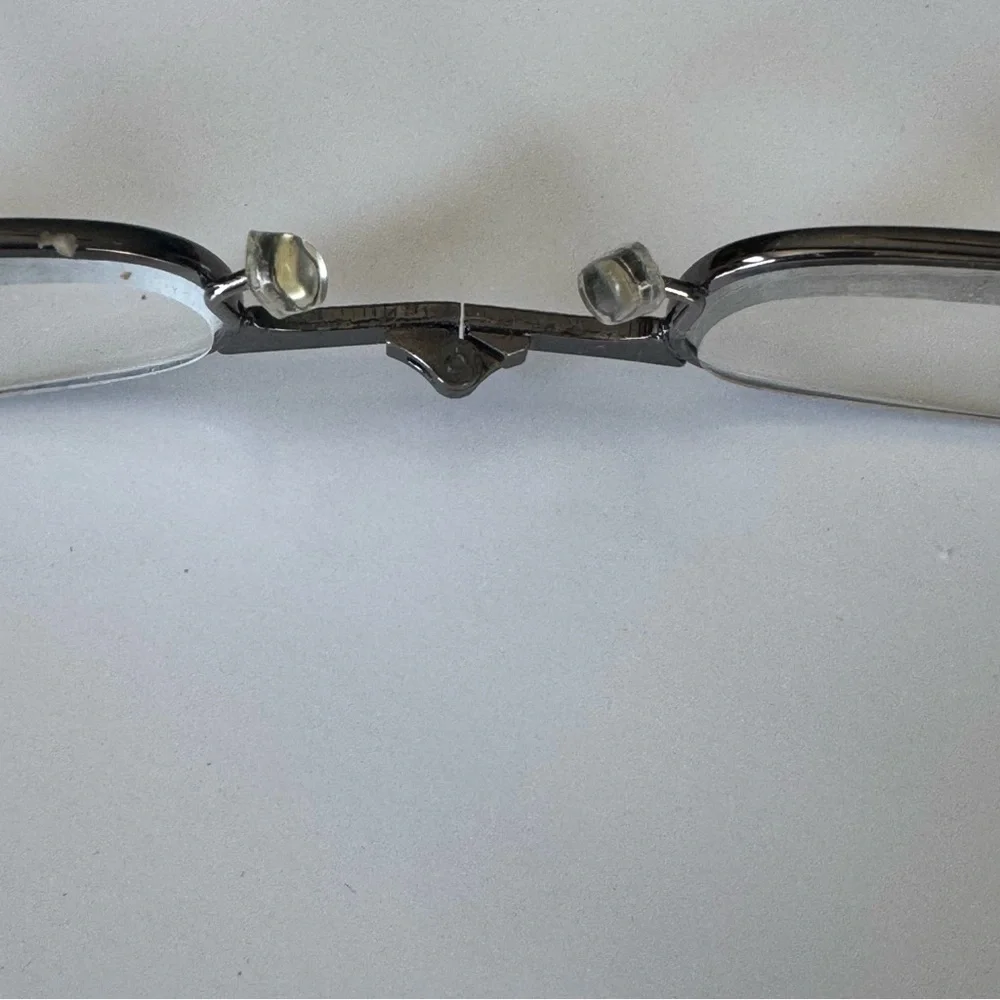 Vintage Folding Reading Glasses +2.50 Tortoise‎ Hard Case Compact Travel Readers